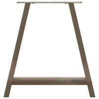 Salontafelpoten 2 st A-vormig 70x(72-73) cm staal - thumbnail