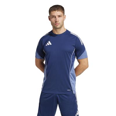 adidas Tiro 25 Competition Trainingsshirt Donkerblauw Wit adidas Tiro 25 Competition Trainingsshirt Donkerblauw Wit