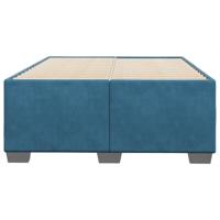 Bedframe fluweel blauw 120x200 cm - thumbnail