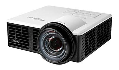 Optoma ML1050ST+ LED-projector (WXGA, korte afstand, 20.000:1 contrast, 1000 lumen), wit