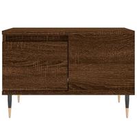 Salontafel 55x55x36,5 cm bewerkt hout bruineikenkleurig - thumbnail