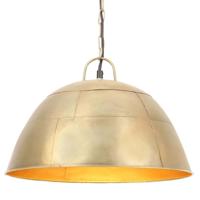 Hanglamp industrieel vintage rond 25 W E27 41 cm messingkleurig - thumbnail