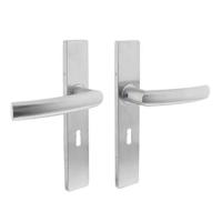 Intersteel DeurklinkBlok rechthoekig sleutel 56mm RVS - 0035.132724 - thumbnail