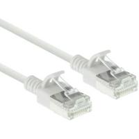 ACT DC6910 LSZH U/FTP CAT6A Datacenter Slimline Patchkabel Snagless | RJ45 Connectoren | Wit | 10 meter - thumbnail