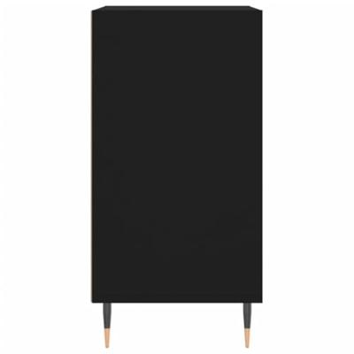 Dressoir 57x35x70 cm bewerkt hout zwart Dressoir 57x35x70 cm bewerkt hout zwart