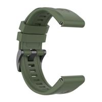 By Qubix - Siliconen sportbandje - Leger groen - Compatible met Garmin Fenix 8-51mm - Compatible Garmin bandje - thumbnail