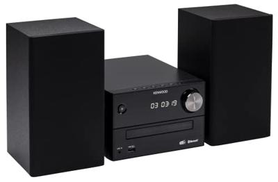 KENWOOD IN-ACT-OAVKNWWIE0020 M-420DAB microsysteem, Zwart, D, USB, Dab+, Bluetooth,Wit en grijs