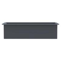 VidaXL Bloembakken voor europallets 12 st 36x13,5x9,5 cm pp grijs - thumbnail