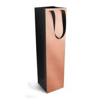 Wijnflestas 1 fles 95+91x385mm Copper coated (10 stuks) - thumbnail