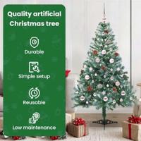 VidaXL Kunstkerstboom met 150 led groen 150 cm pvc en staal - thumbnail