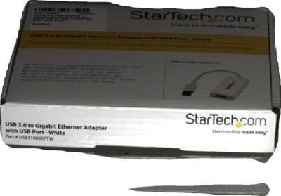 StarTech.com USB 3.0 naar gigabit Ethernet-adapter NIC met USB-poort - wit