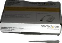 StarTech.com USB 3.0 naar gigabit Ethernet-adapter NIC met USB-poort - wit - thumbnail