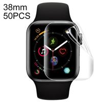 50 PC'S voor Apple Watch 38mm zachte hydrogel film volledige dekking voorkant beschermer - thumbnail