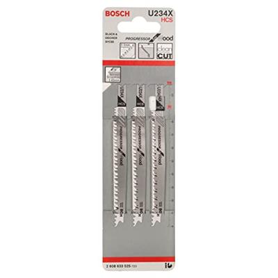 Bosch Accessoires Decoupeerzaagblad U 234 X Progressor for Wood 3st - 2608633525 - thumbnail
