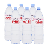 Evian mineraalwater kzv (6x1,5 liter) - thumbnail