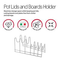 Standaard voor keukengerei Metaltex Lido 29 x 50 x 17 cm Metaal - thumbnail