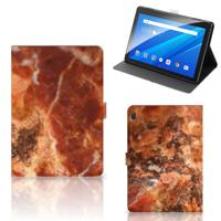 Lenovo Tab E10 Leuk Tablet hoesje Marmer Bruin - thumbnail