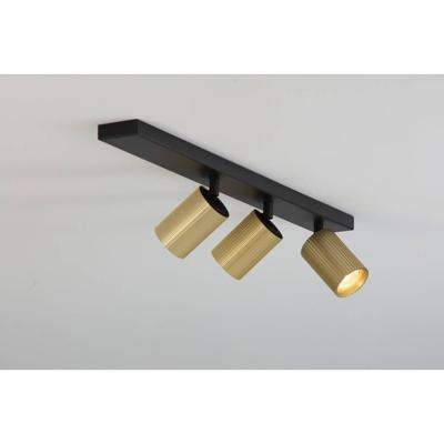 Lyora PlafondspotOnis 3-lichts - goud met zwart - 107103