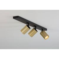 Lyora PlafondspotOnis 3-lichts - goud met zwart - 107103 - thumbnail