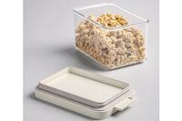 Mepal bewaardoos Omnia rechthoekig 2000 ml - nordic sage - thumbnail