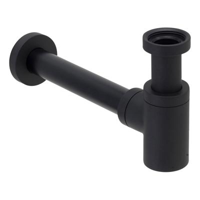 Sifon Wiesbaden Star Luxe Laag 5/4" Mat Zwart