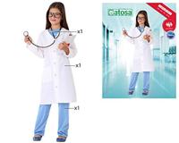 Kostuums voor Kinderen 115170 Wit (3 Onderdelen) Maat 7-9 Jaar - thumbnail