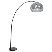 Steinhauer Vloerlamp Sparkled light 9878 zwart kunststof grijze kap - thumbnail