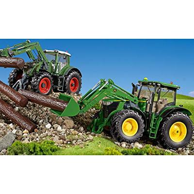 Siku Control bestuurbare tractor John Deere 7310R met voorlader en Bluetooth App besturing
