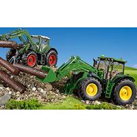 Siku Control bestuurbare tractor John Deere 7310R met voorlader en Bluetooth App besturing - thumbnail
