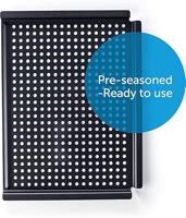 Black Steel BBQ grillplaat 44x32 cm - thumbnail