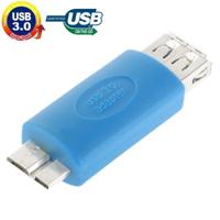 Micro USB 3.0 naar USB 3.0 AF Adapter met OTG functie, Voor Samsung Galaxy Note III / N9000 - thumbnail