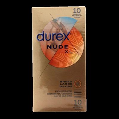 Durex Nude XL Condooms huid-op-huid Gevoel Extra Dun 60mm (latex) Durex Nude XL Condooms huid-op-huid Gevoel Extra Dun 60mm (latex)