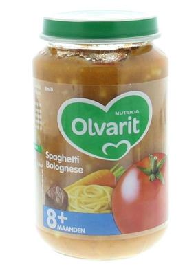 Olvarit Spaghetti bolognese 8M10 200 Gram Olvarit Spaghetti bolognese 8M10 200 Gram