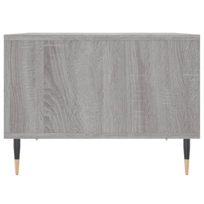 Salontafel 60x50x36,5 cm bewerkt hout grijs
