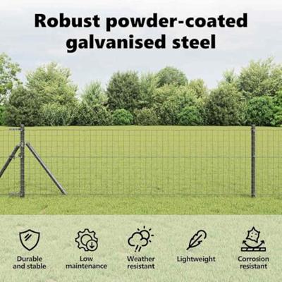 VidaXL Afrasteringspaal 26 pcs grijs 3,2 x 3,2 x 120 cm