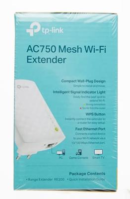 TP-LINK RE200 Netwerkrepeater 10,100 Mbit/s Wit
