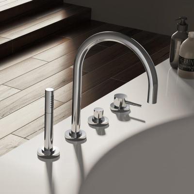 Hotbath Buddy Badrandcombinatie Met Uitloop En 2-Weg Omstel 073 - Chroom