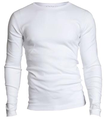 Garage T-shirt round neck longsleeve semi bodyfit white (art 0303)