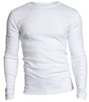 Garage T-shirt round neck longsleeve semi bodyfit white (art 0303) - thumbnail