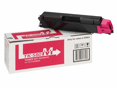 Toner kyocera tk-580m rood
