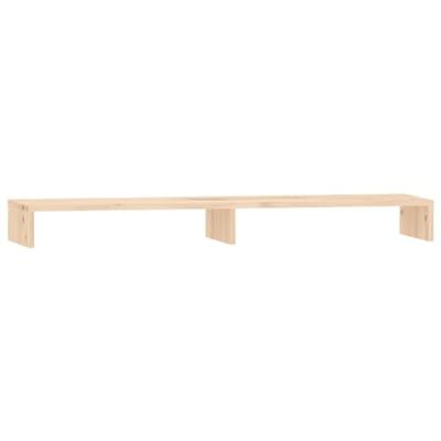 VidaXL Monitorstandaard 100x27x10 cm massief grenenhout VidaXL Monitorstandaard 100x27x10 cm massief grenenhout
