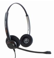 Agent Professionele dubbele oor ruisonderdrukking kantoor/callcenter headset met U10P bodemkabel werkt met Mitel, Nortel, Avaya Digital, Polycom VVX, Shoretel, Aastra + nog veel meer - thumbnail