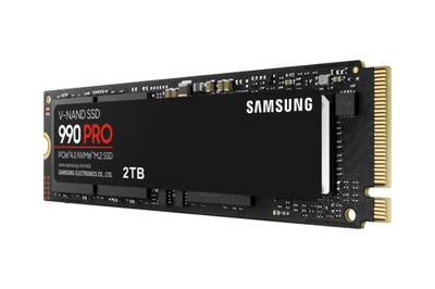 Samsung 990 Pro - SSD Hard Drive - 2 TB - PCIEGEN4.0 X4 - NVME2.0 - M.2 2280