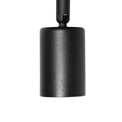 QAZQA Moderne spot zwart vierkant - Facil