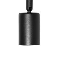 QAZQA Moderne spot zwart vierkant - Facil - thumbnail