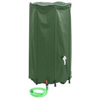 VidaXL Watertank met kraan opvouwbaar 380 l pvc - thumbnail