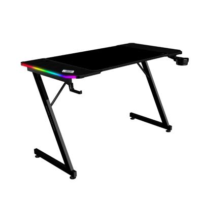 Bureau Gaming Mars Gaming ESCRITORIO ERGO RGB Zwart 120 x 60 cm