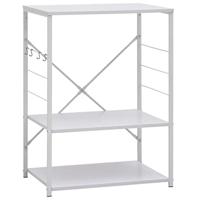 VidaXL Magnetronkast 60x39,6x79,5 cm bewerkt hout wit - thumbnail