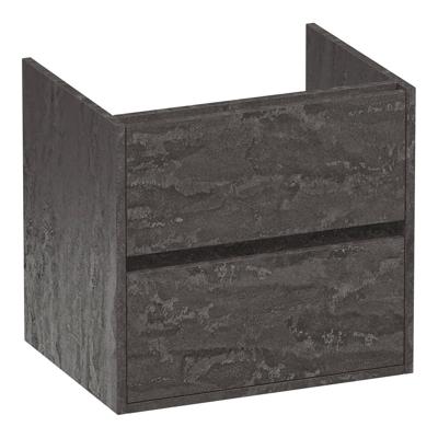 Brauer Adore - Onderkast - 60 cm - met 2 Softclose Lades Greeploos en 1 Sifon Uitsparing - Damascus