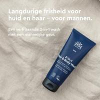Urtekram Men 2-in-1 Hair & Body Wash With Willow Charcoal & Ginseng - thumbnail